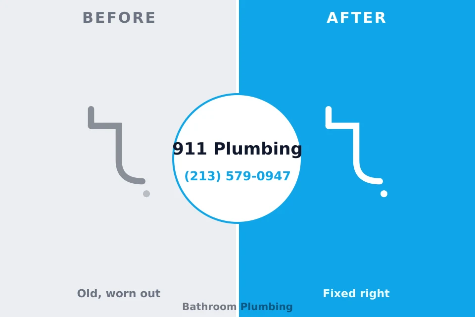 Before and after: plumbing company Genesee, CO